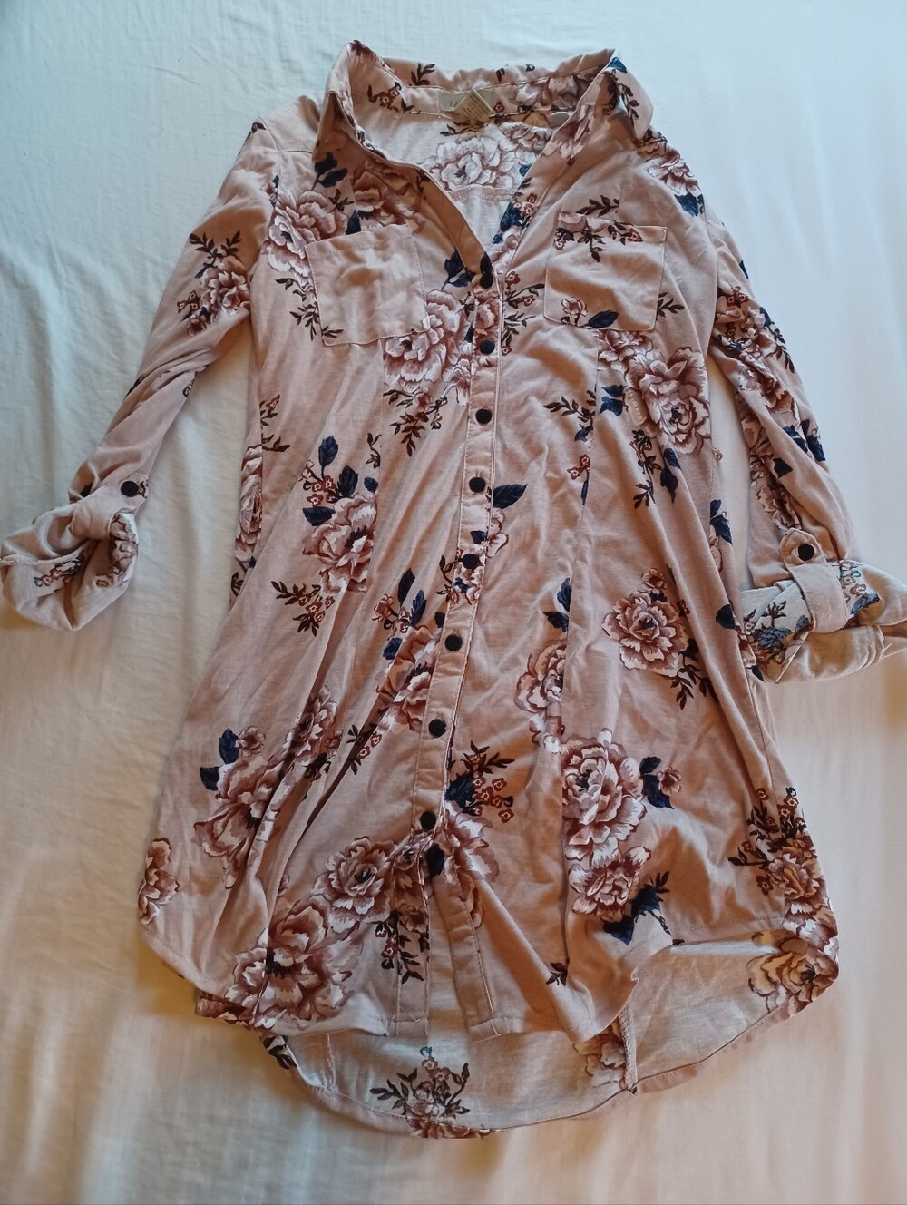 Passport - Floral Button-Down Blouse